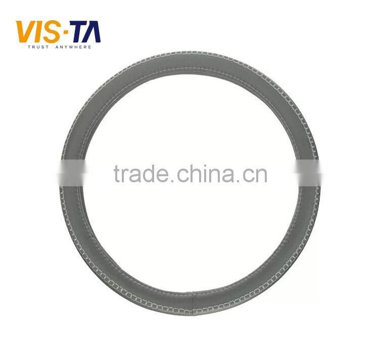 2016 Year Genuine Leather Designer Micro Fiber Steering Wheel Cover