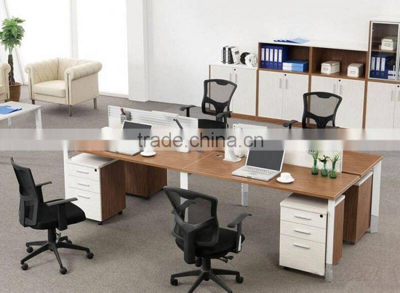 Open Office Partitions Cubicle With 4 Seater factory workstation(SZ-WST643)