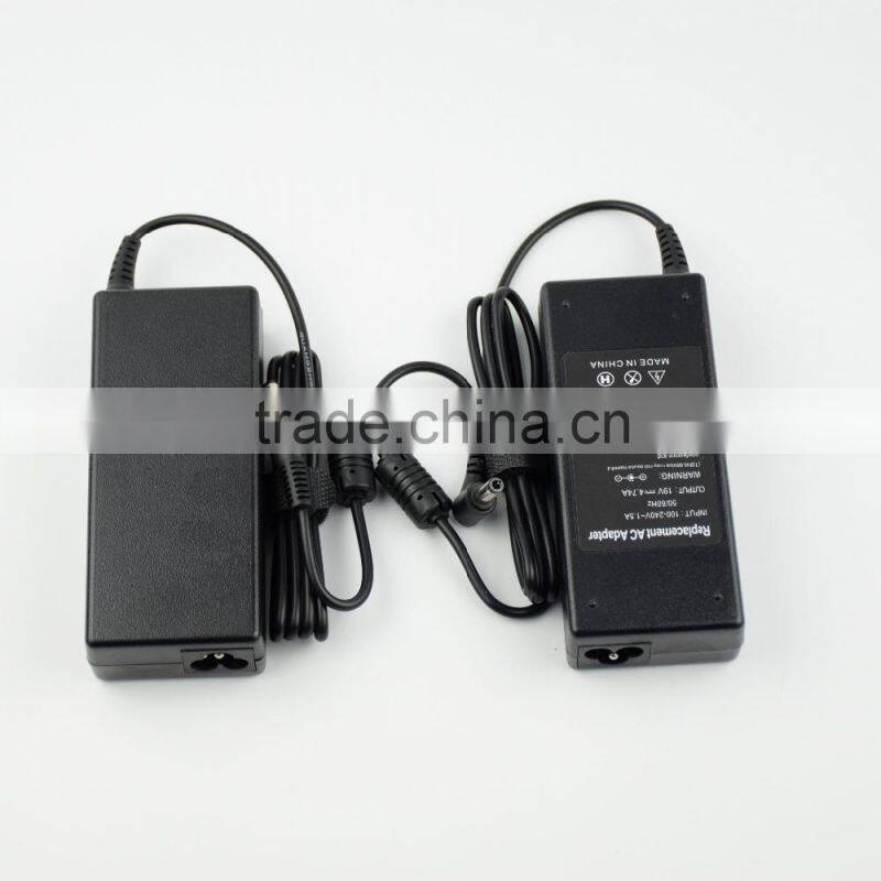 China supply wholesale factory price oem switching laptop adapter for Acer 19v 4.74a 5.5*2.5mm straight head