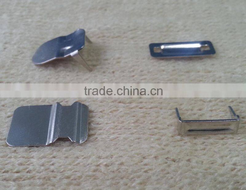 10.5mm Metal Hook and Bar in Silver NF For suits trousers -- 8014A3