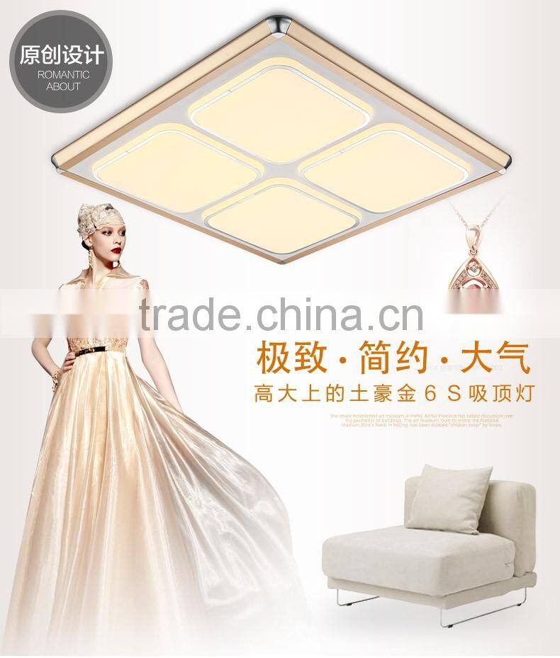 Rectangle simiple ceiling lamp hanging lighting UL CE certified led ceiling lamp