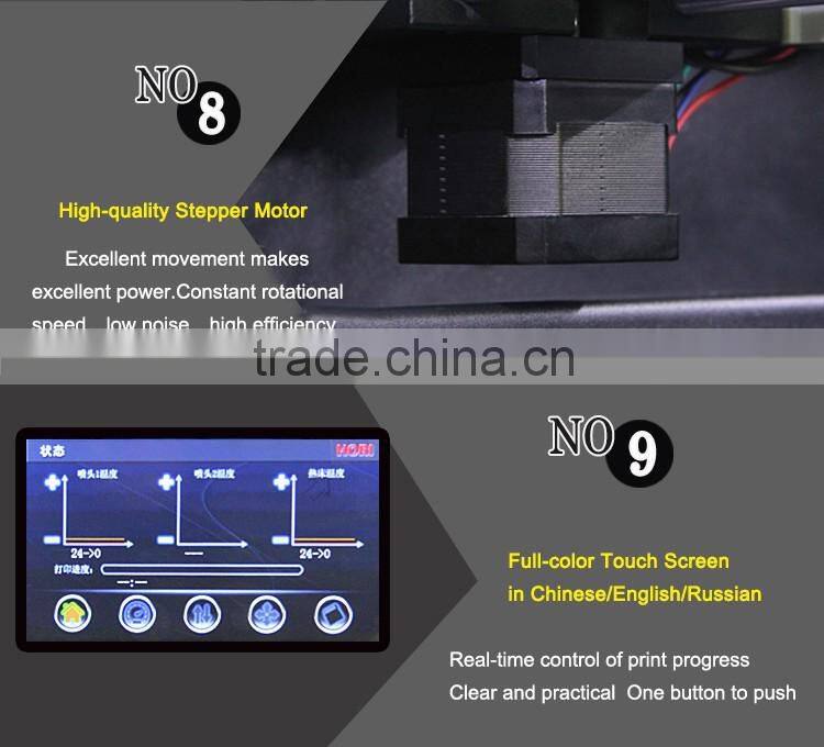 HORI X500-D 3d colorful printer large scale 3d printer PLA 3d printer