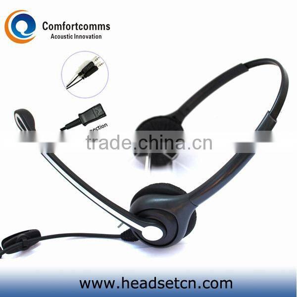 High quality noise cancelling call center headphone for computer HSM-600FPQDJ3.5D