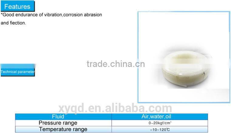 100m high quality lower price Nylon pipe / hose pipe 12*10mm