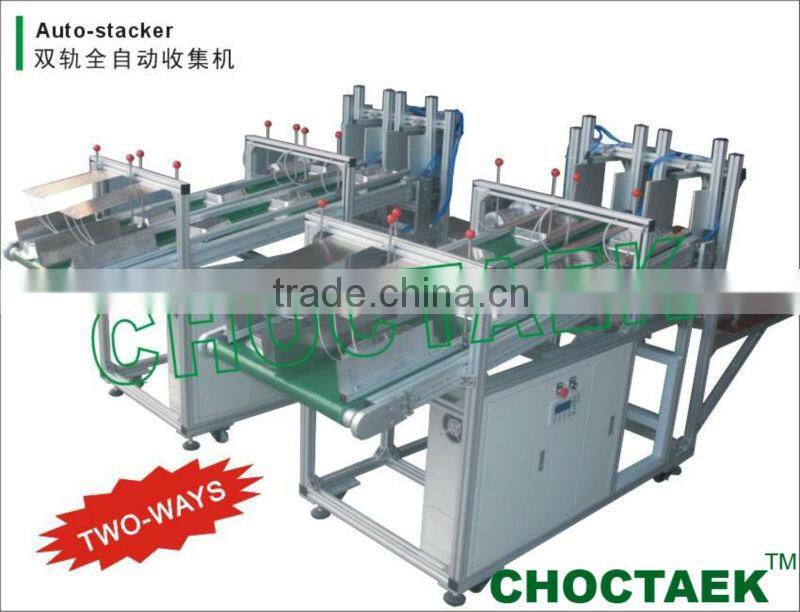 Two-way auto-stacker