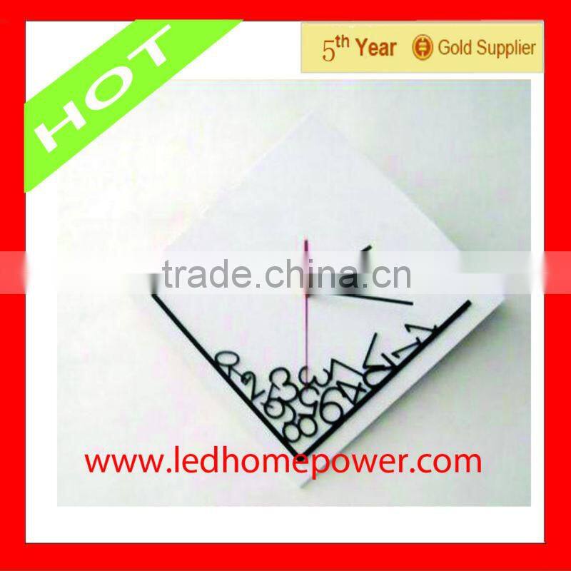 Creative black clock supplier from china