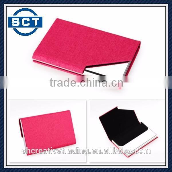 Personalized Red Business Card Cases Holders Gifts