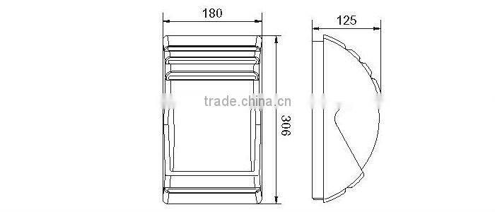 CITY IP44 E27 surface wall light