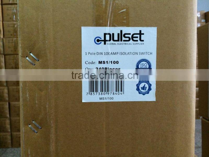 Single Phase Isolator 80a 100a Main Switch