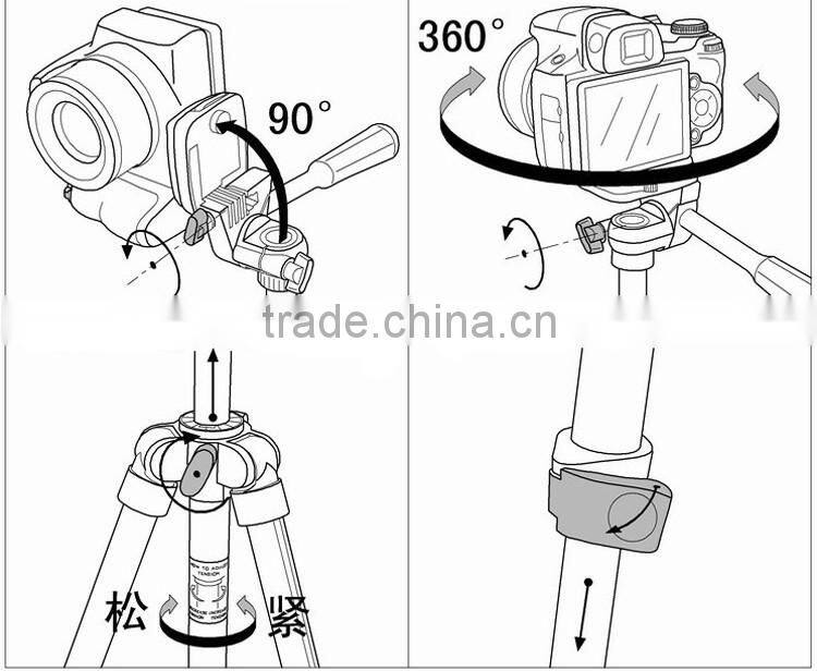 BILDPRO Light Weight Camera Stand Portable Tripod 1300mm DSLR Tripod