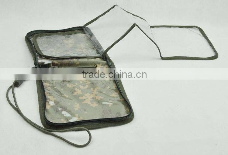 Outdoor sport camouflage waterproof tactical military map bag