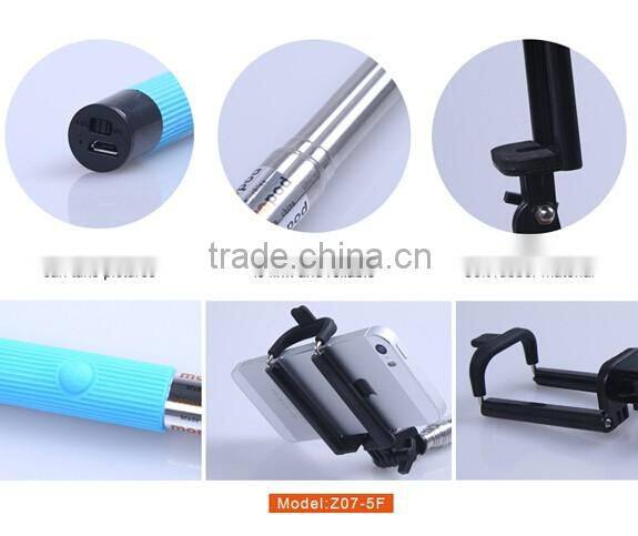 Met art china selfie stick extendable hand held monopod