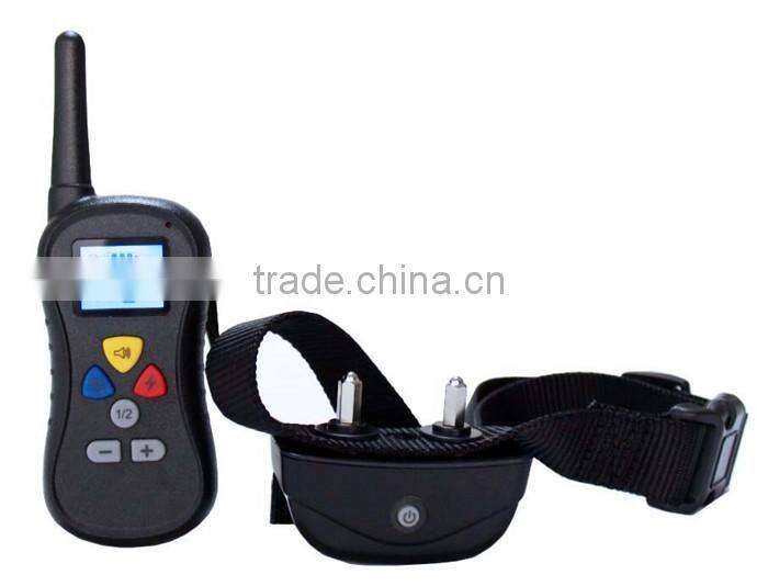2016 Big LCD display&300 meters range Remote Dog Training Collar