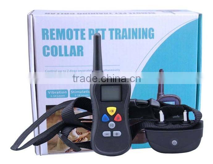 Blue backlight function Electric PET Dog Training Collar PTS008