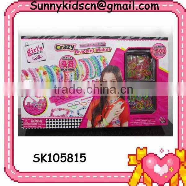 fashion rubber band bracelet patterns with EN71