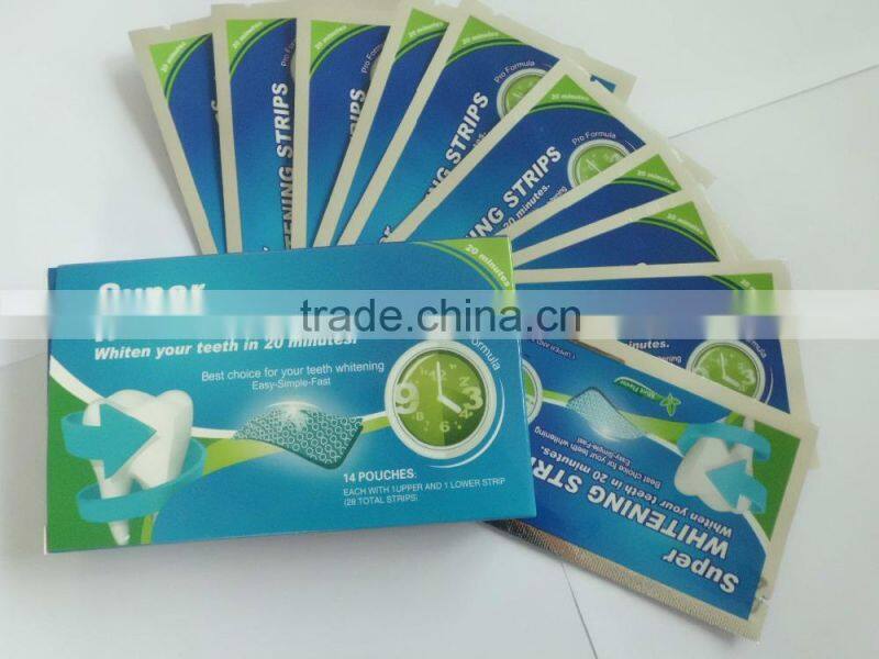 Aluminum foil bag teeth whitening strips