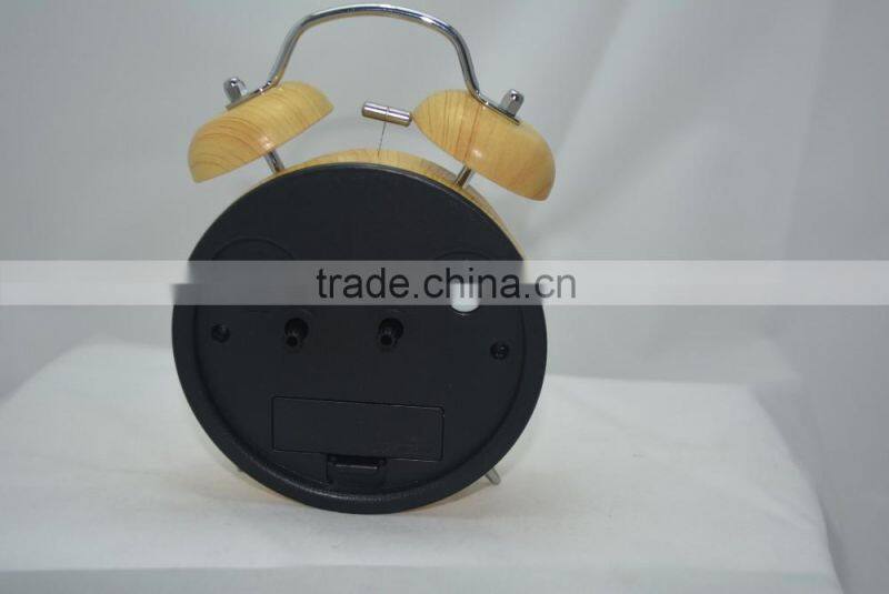 hot sale new technology wooden accessories 2016 Table quartz time clock for home deco,promotional alarm clock/