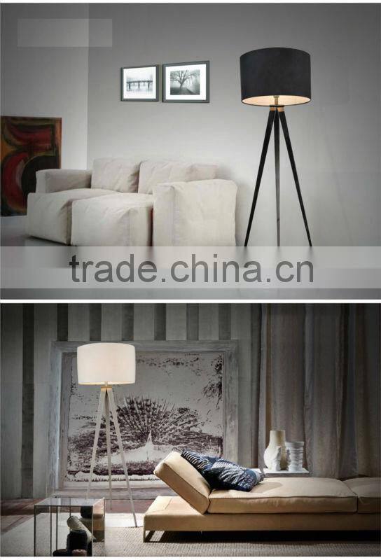 Modern black /white standing floor lamps /Unique floor light/decorative tripod floor lamp