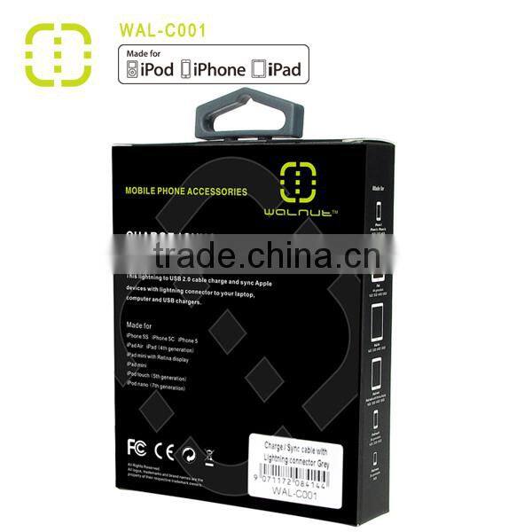 2015 in stock MFI certified data cable for iphone6