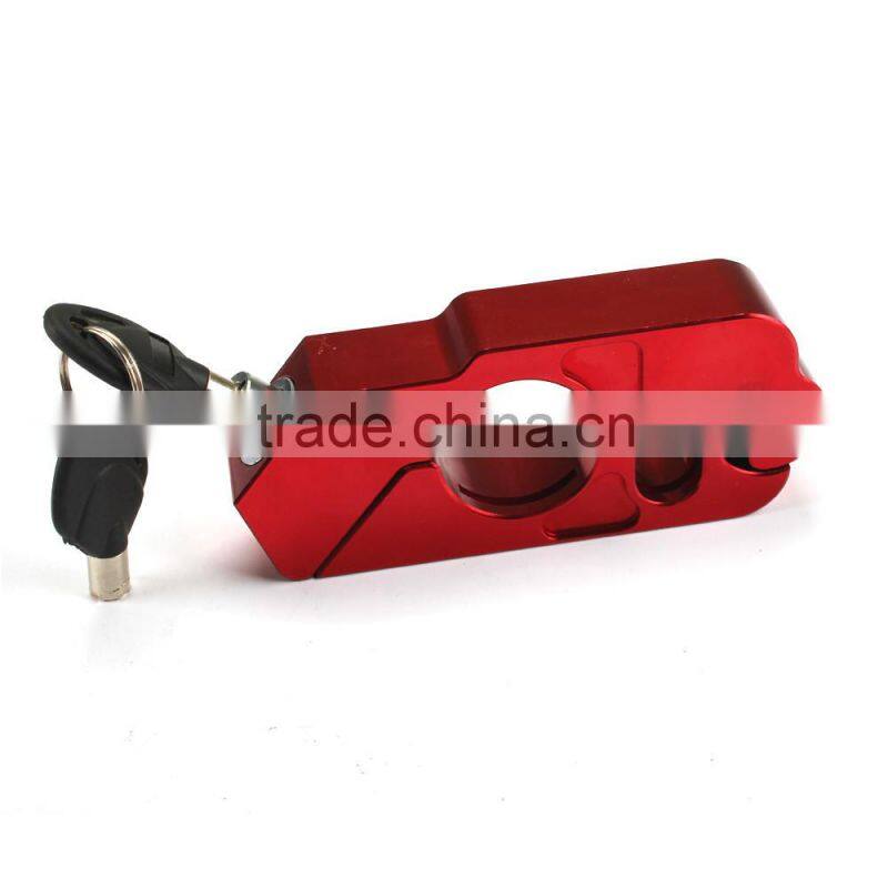 Full CNC aluminum Motorcycle grips brake Brake Throttle lever lock