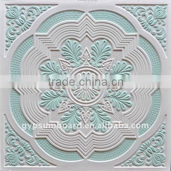 beautiful and colorful fiberglass gypsum board and ceiling tiles