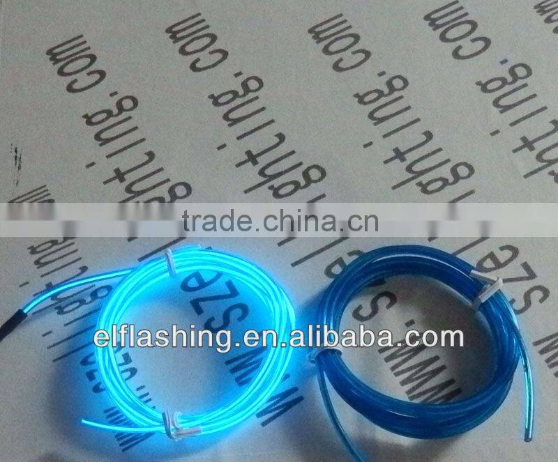 el lighting wire transparent blue