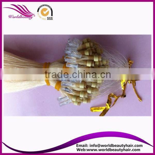 Factory price for micro loop Russian hair extensions with color 613#