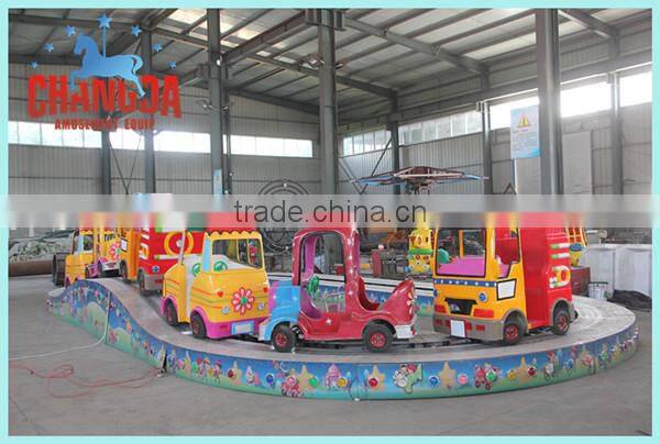 Shopping mall outdoor play kiddy ride climbing cars