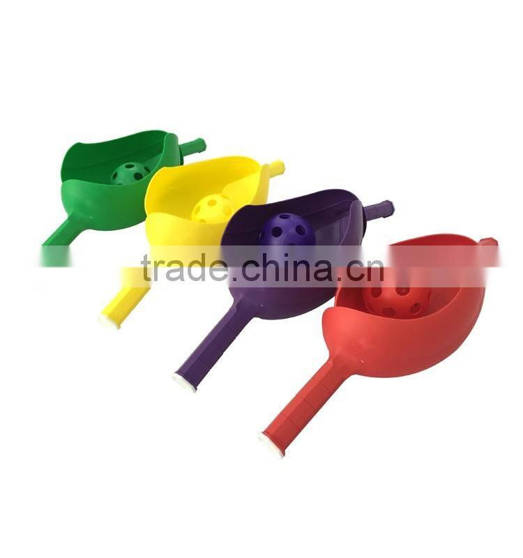 Colorful outdoor play set kids plastic toys scoop catch ball set