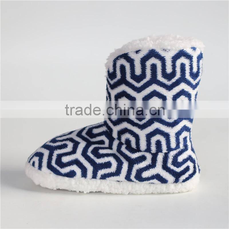 Ladies coral fleece indoor boot