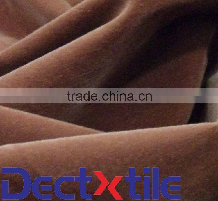 100%Polyester Plain Flocking Knitted Upholstery Fabric Car Sets