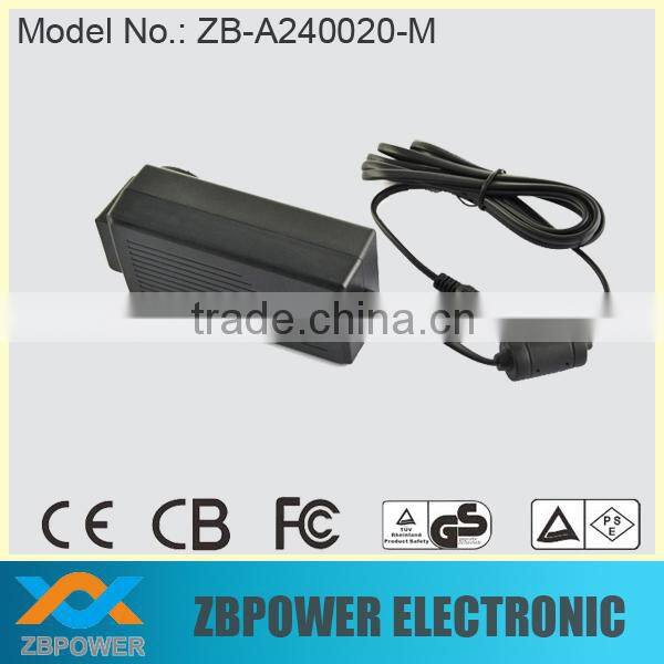 UL GS CE FCC approved 29V 24V DC adapter universal plug adapter