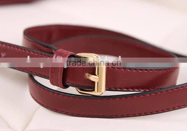 Latest posh style women long strap messenger bag,leather messenger bag