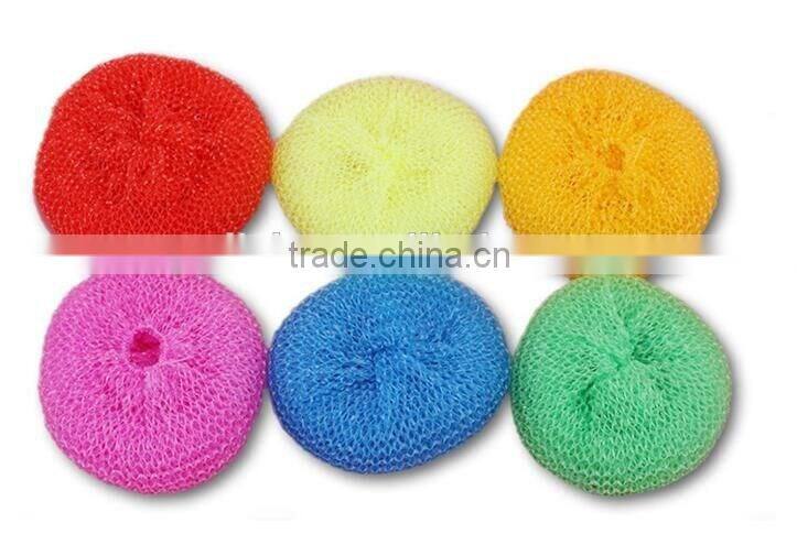 Household daily necessity products kitchen plastic mesh scourer