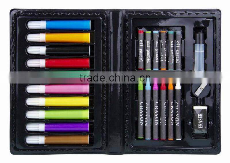 25PCS stationery set in carrying plastic box