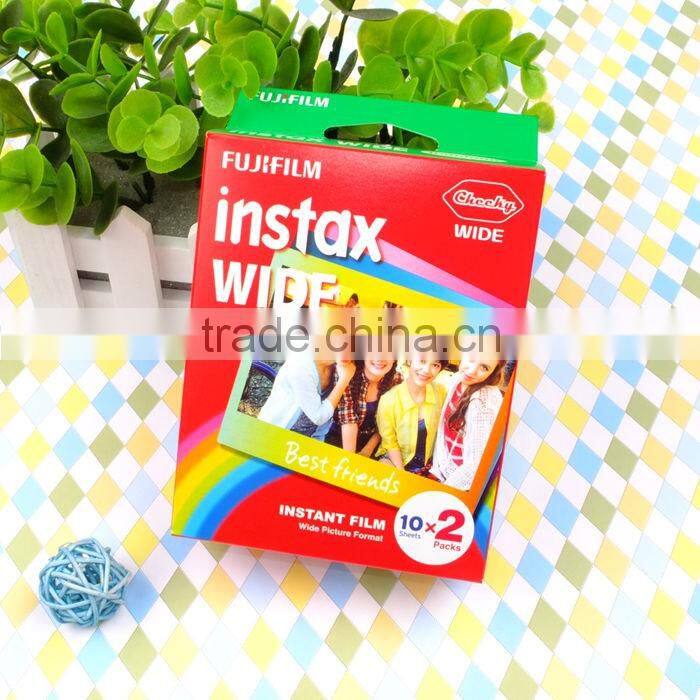 Fujifilm instax wide rainbow film 5inch for Instax Camera w210, W300 instax film