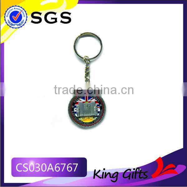 laser engraving custom metal keychain in exquisite design