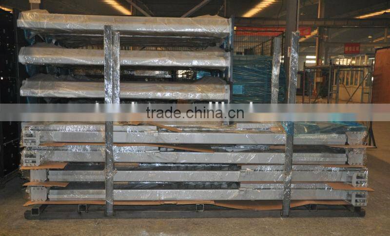 Hydraulic low ceiling tilting car stacking lift