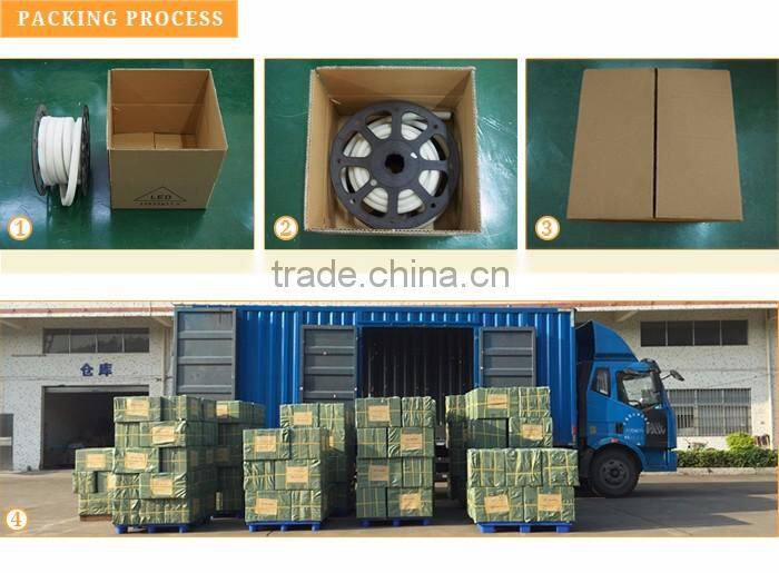 Hot Sales 14*26mm Milky Cover 80leds/m Red/White/Blue/Green 12v/24v/110v/220v LED Decoration Christmas Light Flex Neon Light