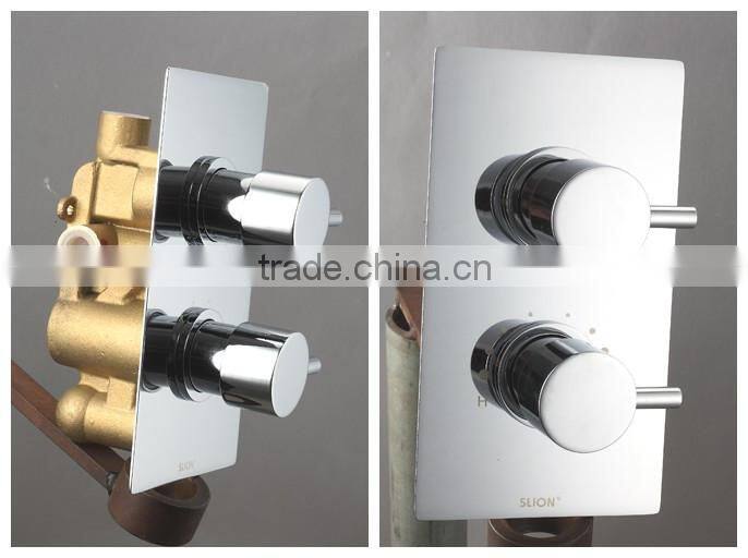 2 handles concealed bath shower mixer