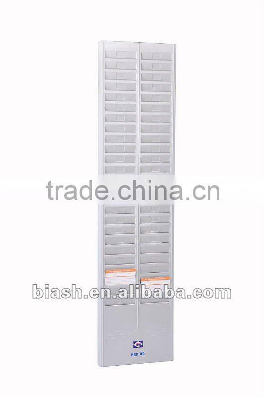 50 slot plastic card rack