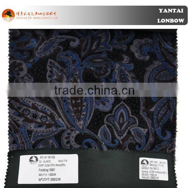 JACQUARD STOCK BRUSHED ARTIFICIAL FAUX FUR FABRIC