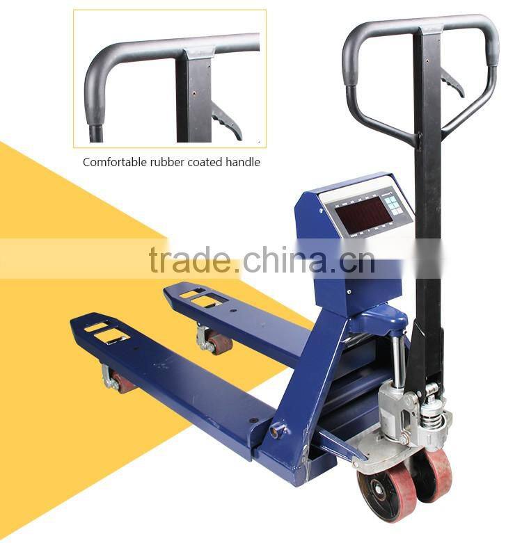 AC DC Power 2Ton Hydraulic Pump Forklift Scale