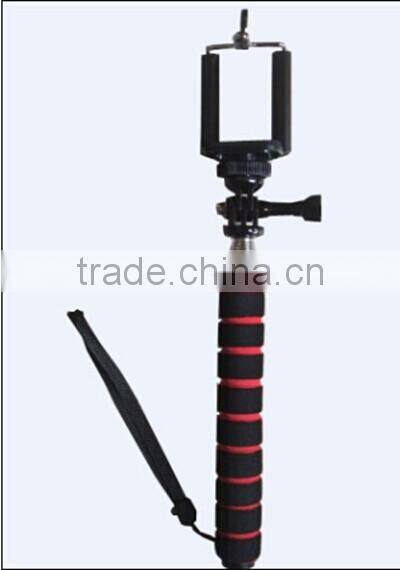 Monopod Professional Portable Light Weight Magnesium Monopod 6 Section monopod,can use with waterproof case