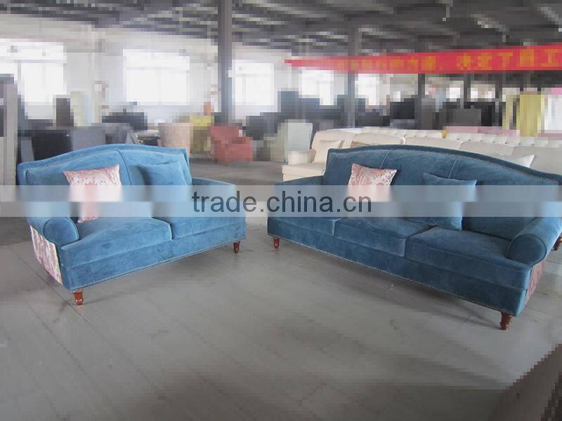 Living room sofa with high back