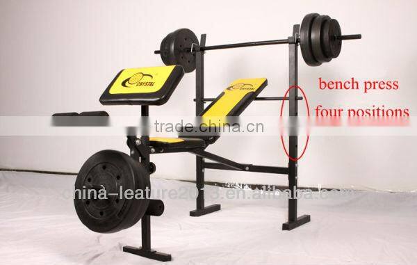 Home Use Standard Fitness Exercise Weight Lifting Bench with Arm Curl