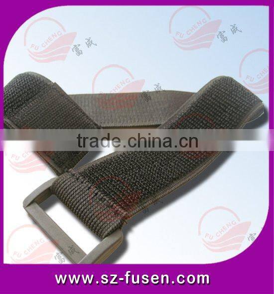 non-slip elastic magic tape strap/elastic magic tape/loop straps/watch strap magic tape