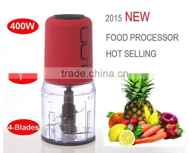 300-400W Hot Sale Household Double Blade Mini Plastic Electric Food Chopper