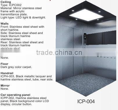 Manufacture of passenger elevator with best chinese supplier