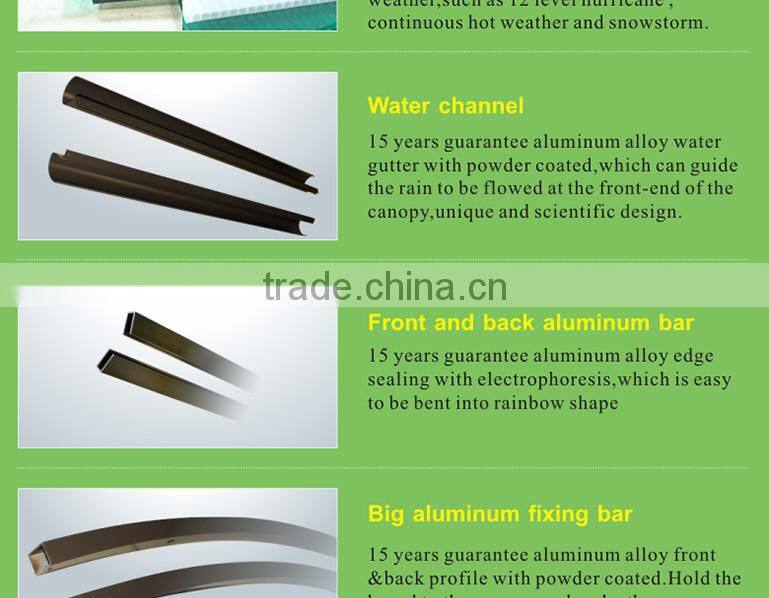 DIY economic aluminum french style window awnings door canopy